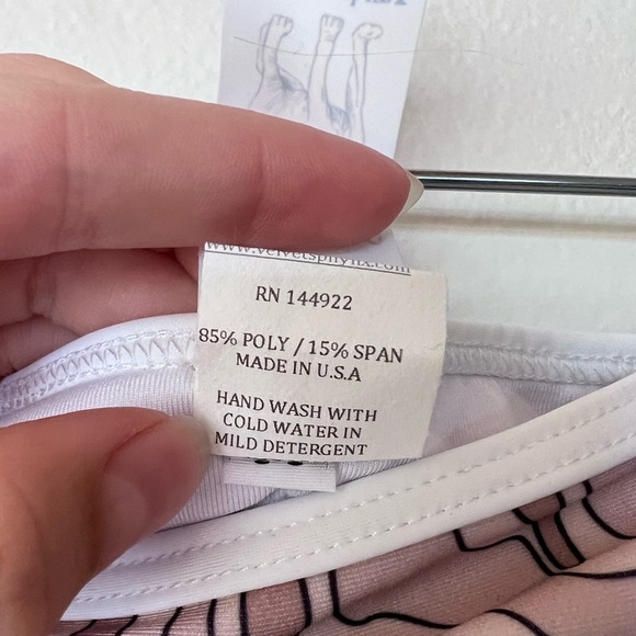 Velvet Sphynx high neck animal print bikini set - Picture 6 of 6